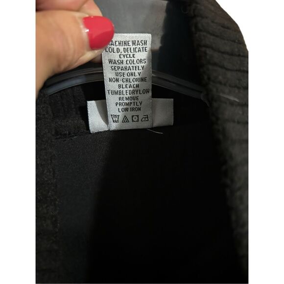 Catherines Size 3XWP Long Sleeve Tunic Top Front Snap Tunnel Pocket - Picture 8 of 13